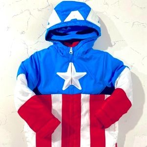Disney Marvel Captain America Puffer Jacket 2
